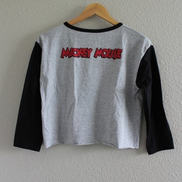 Disney Mickey Mouse Long Sleeve Raglan Top NWOT - Picture 5 of 8